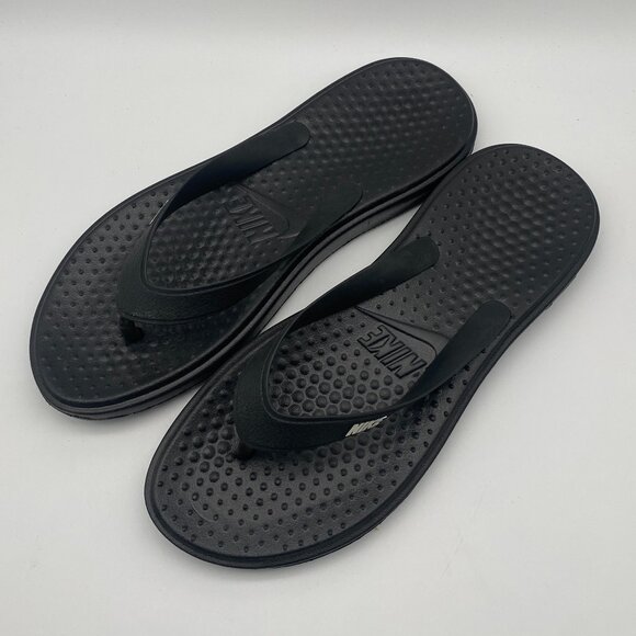 NIKE BLACK FLIP FLOP US MEN\'S SIZE 14